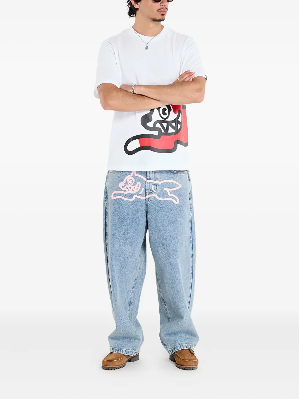 Billionaire Boys Club - Ice Cream Dog-print T-shirt In White