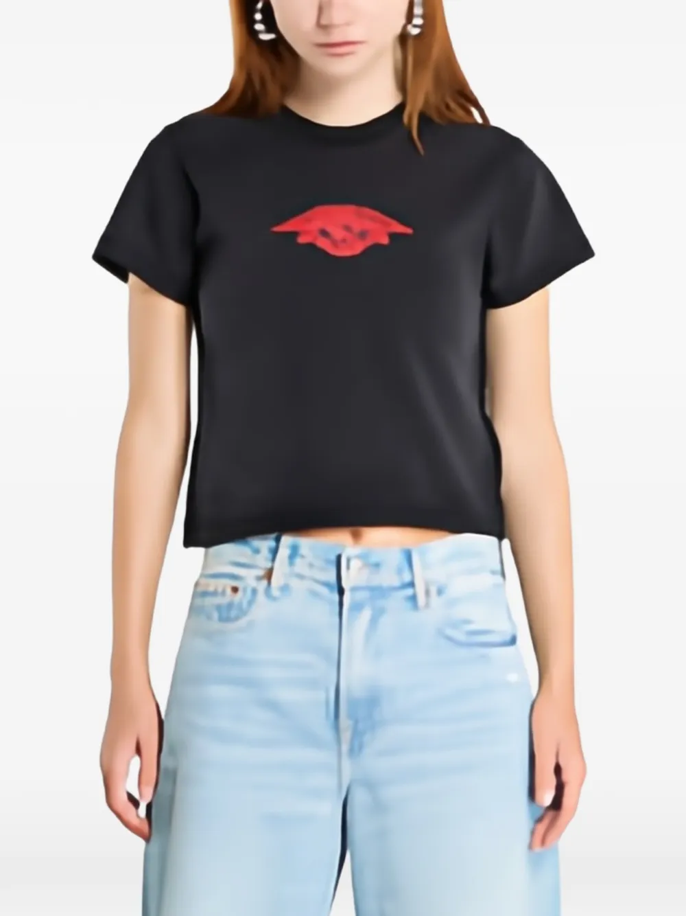 Jordan Rare Air logo-embroidered T-shirt - Schwarz