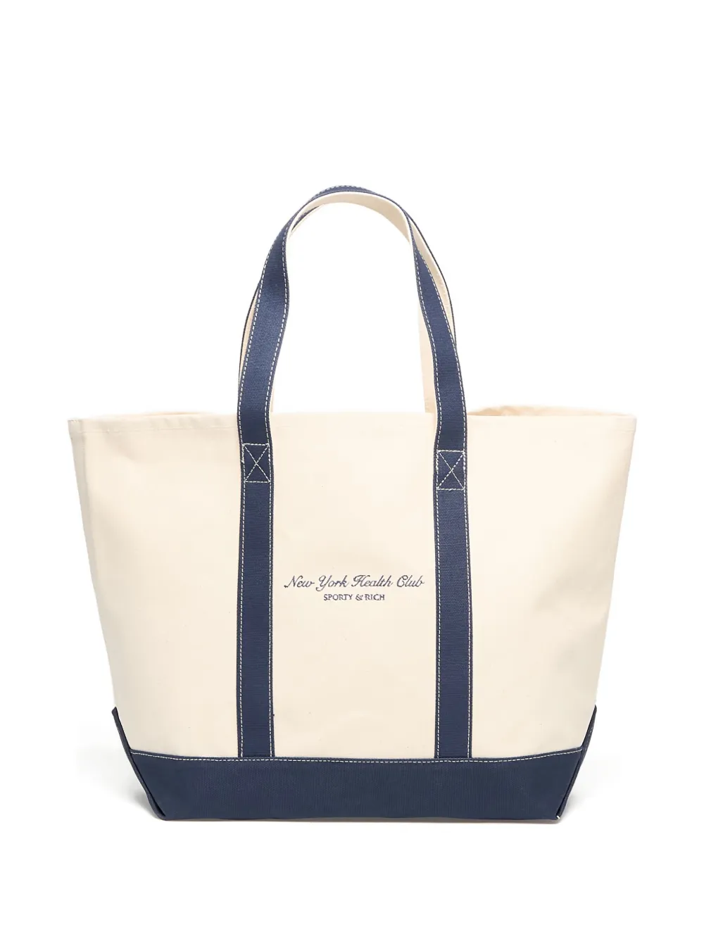 Sporty And Rich Logo-print Tote Bag In Neutral