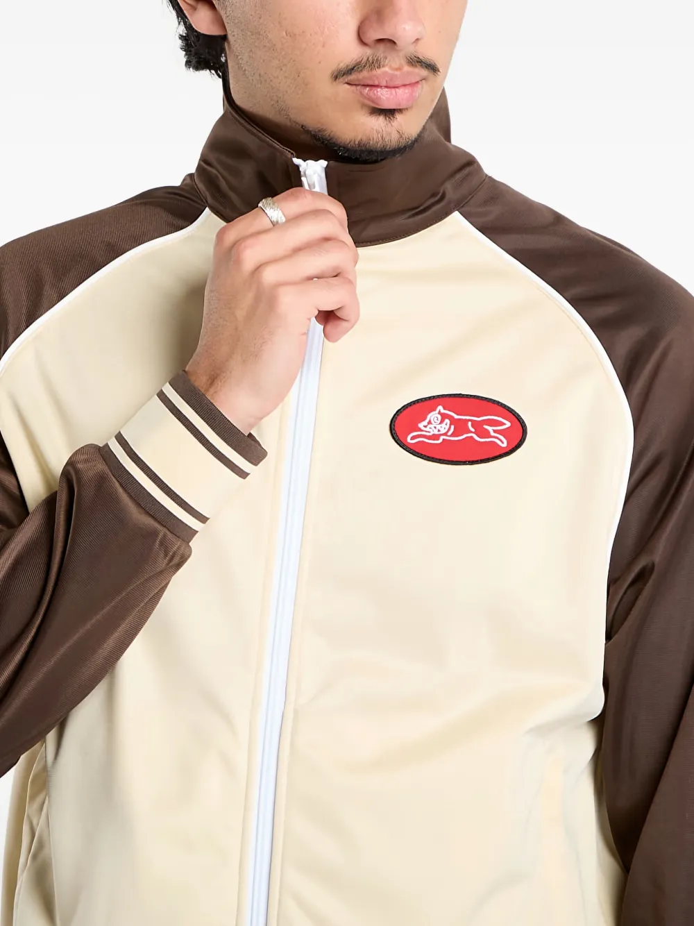Billionaire Boys Club - Ice Cream Running Dog Zip-through Jacket In Brown