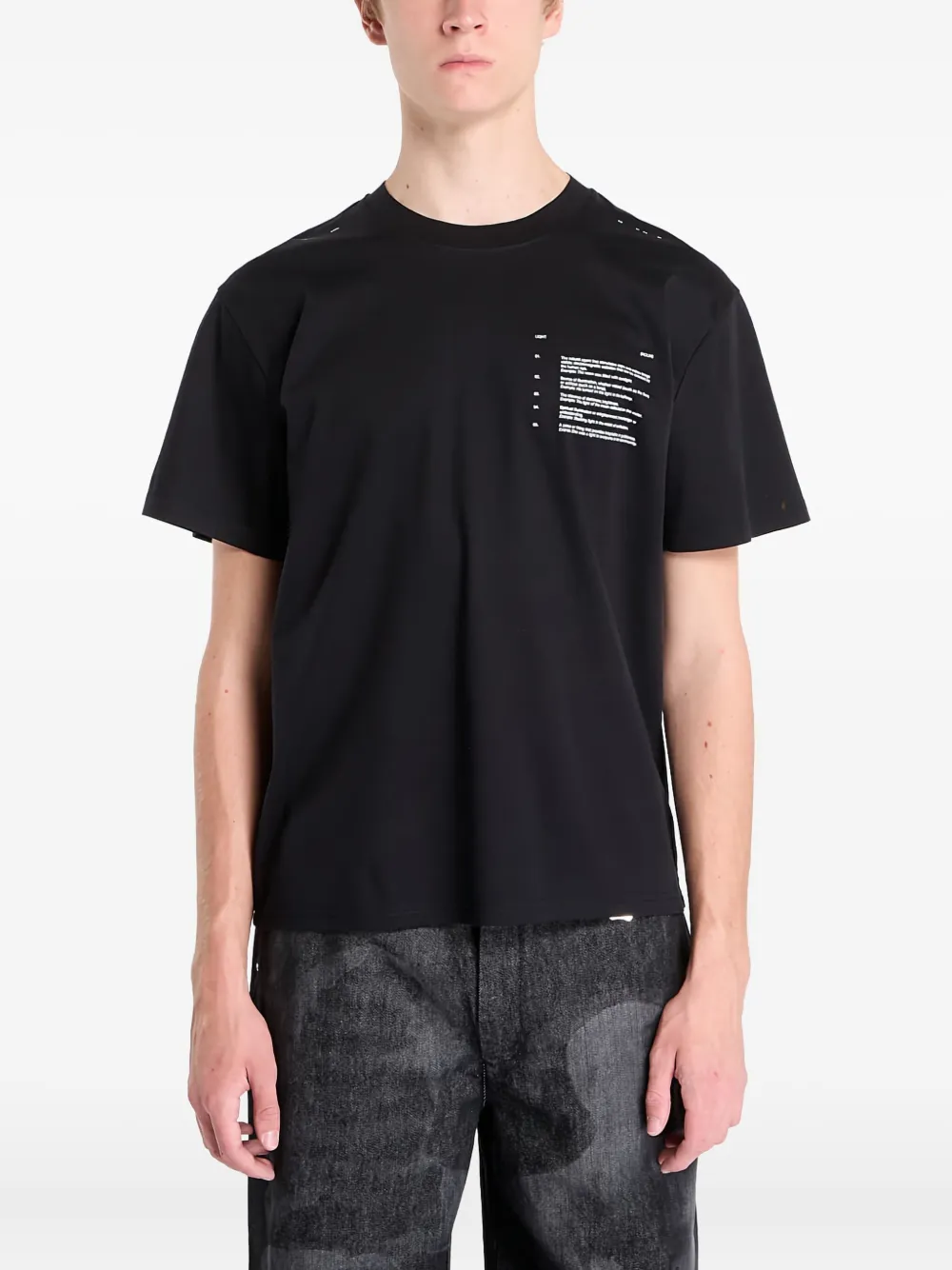 Heliot Emil Photon T-shirt In Black