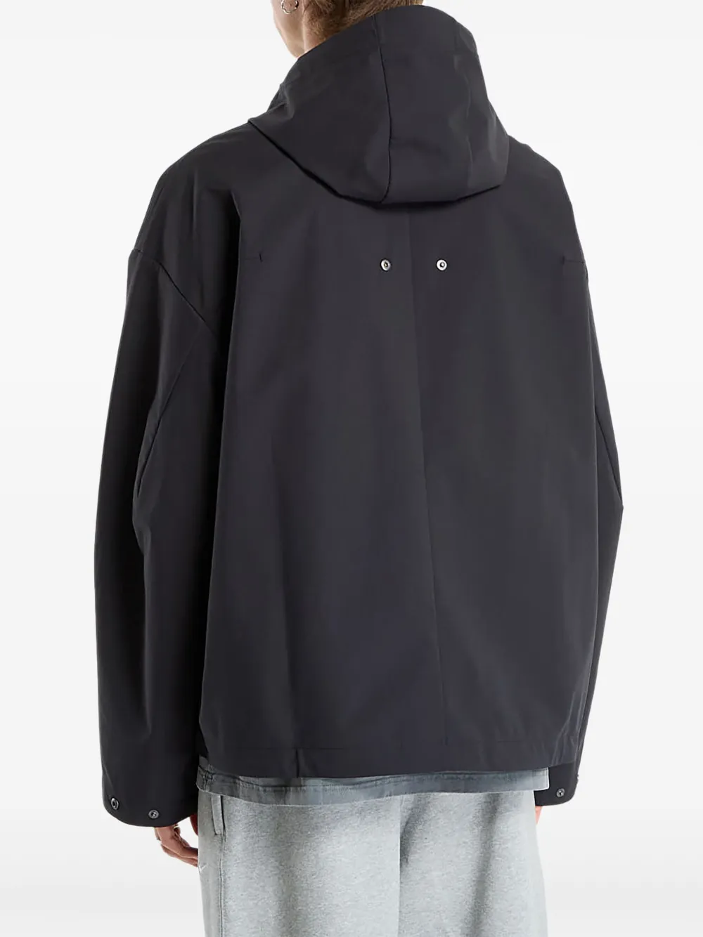 A-COLD-WALL* Glyder Storm jack met capuchon Zwart