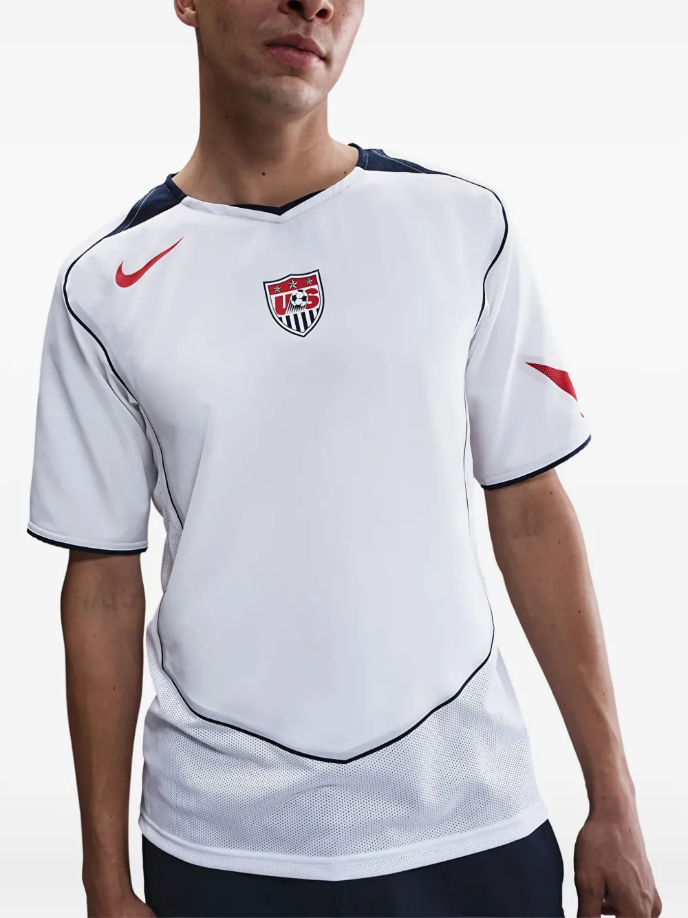 Nike Usmnt Total 90 Reissue 2004 T-shirt In White