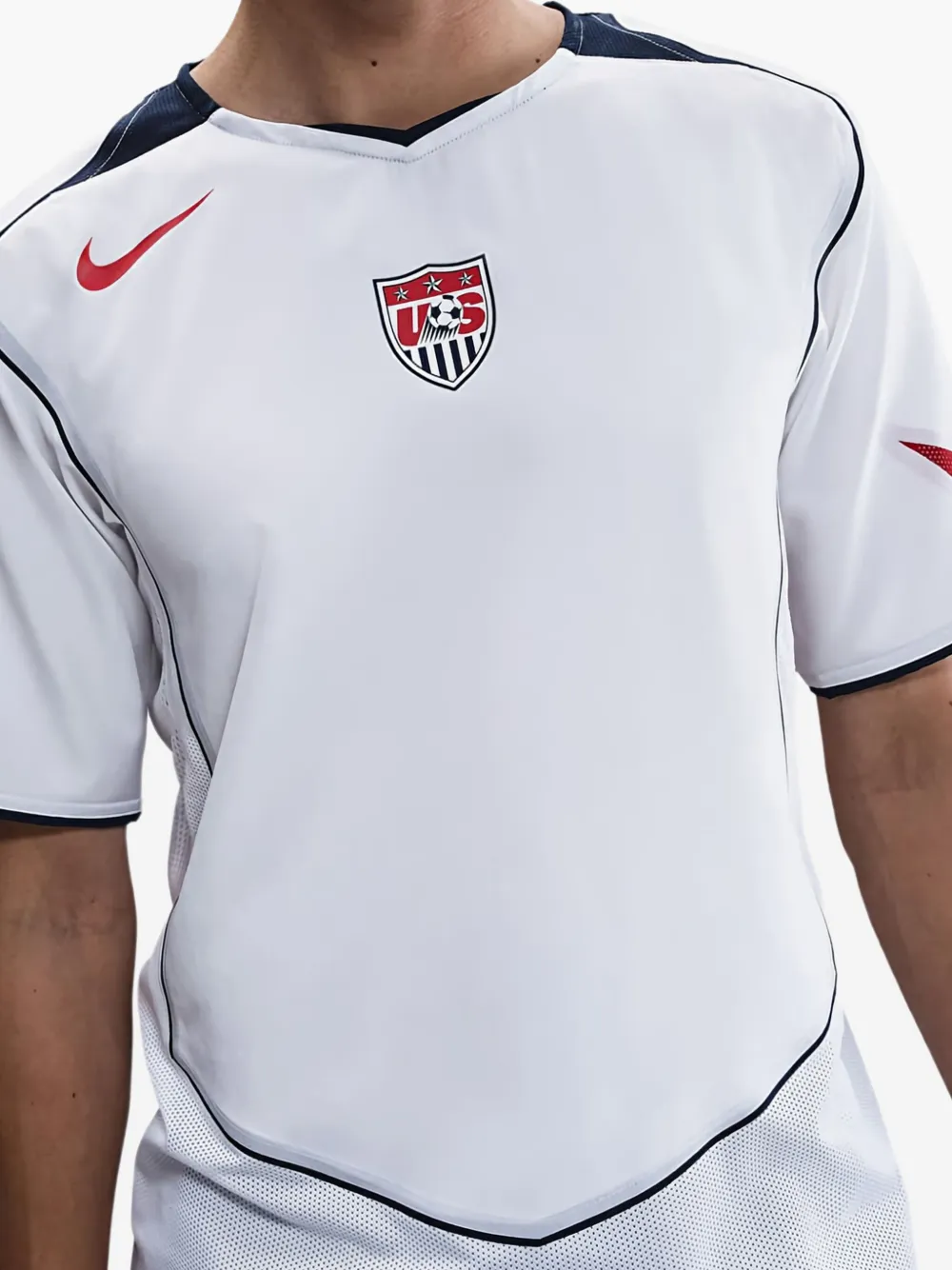 Nike USMNT Total 90 Reissue 2004 T-shirt - Wit