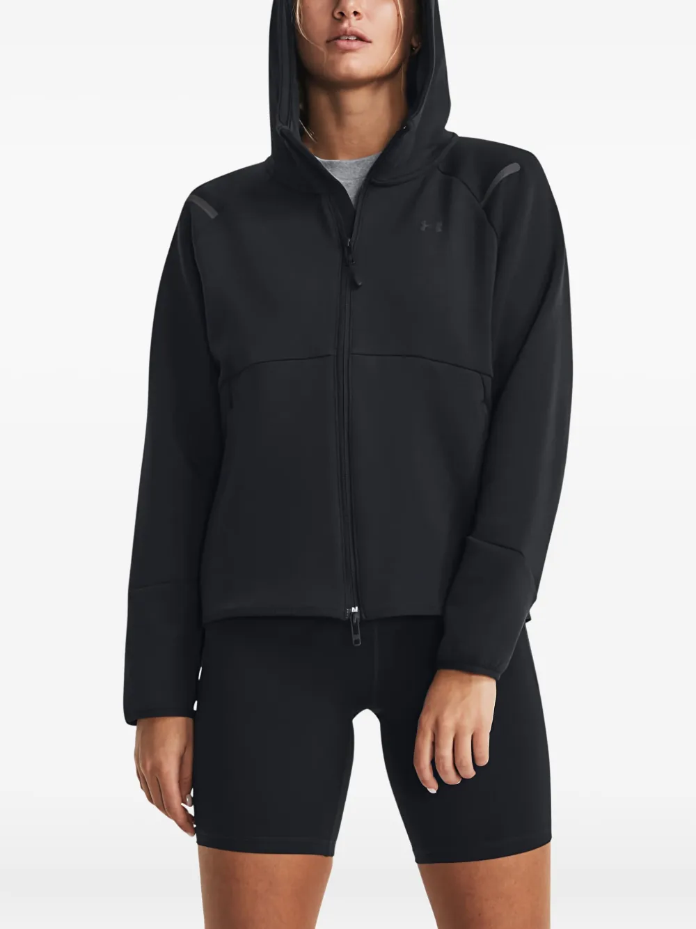 Under Armour Unstoppable Zipped Hoodie In Black