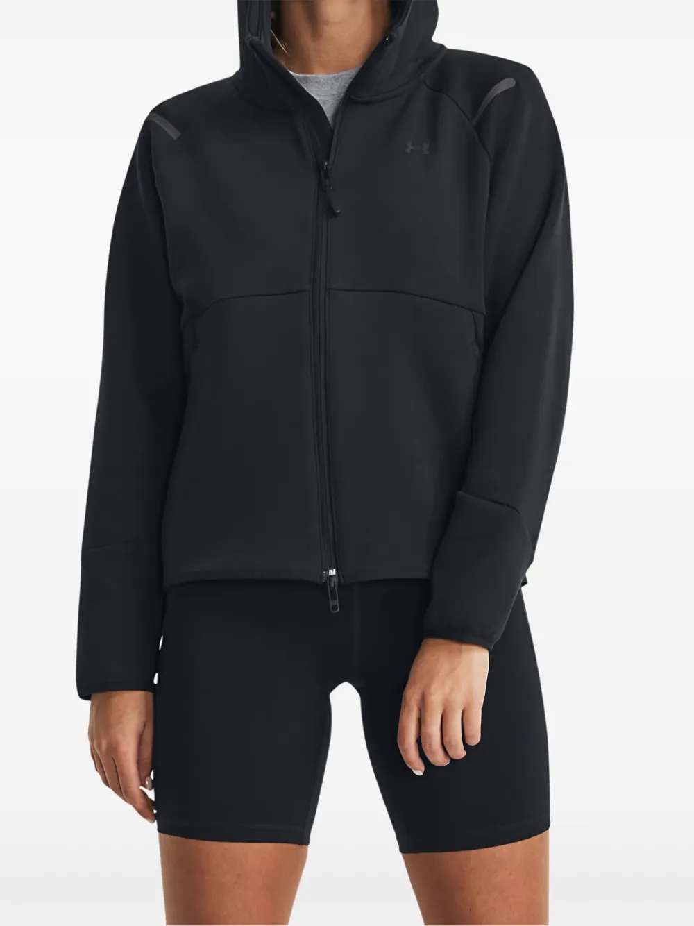 Under Armour Unstoppable Zipped Hoodie In Black