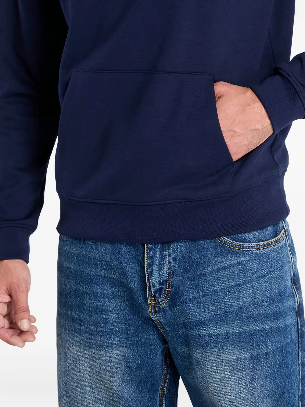 Lacoste Hoodie met logo Blauw