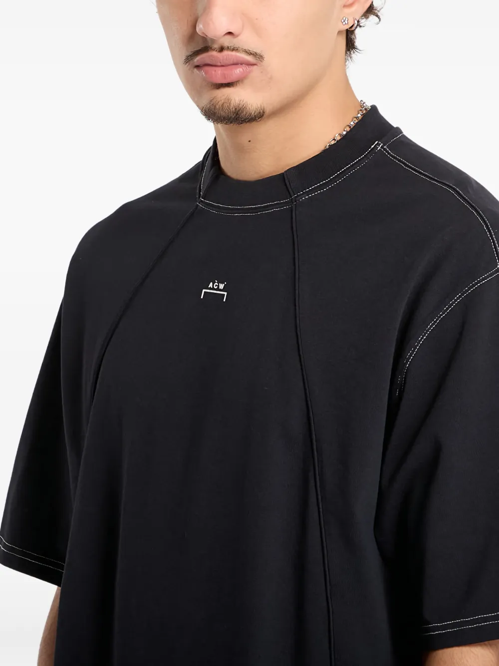 A-COLD-WALL* Millbank T-shirt met stiksel Zwart