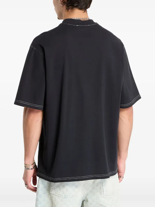 A-COLD-WALL* Millbank Topstitch T-shirt | Black | FARFETCH
