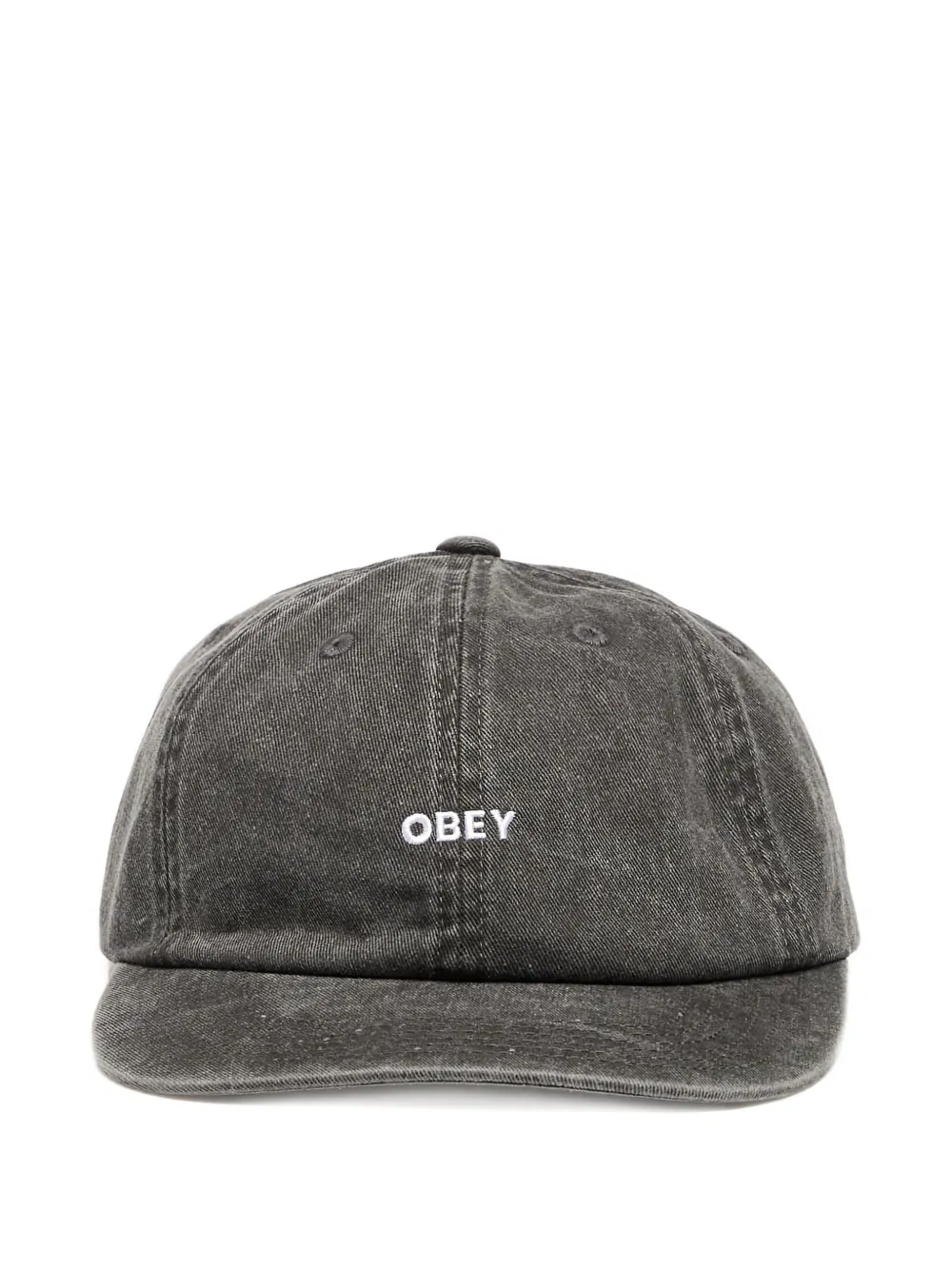Obey Pigment Bold Panel Hat In Gray