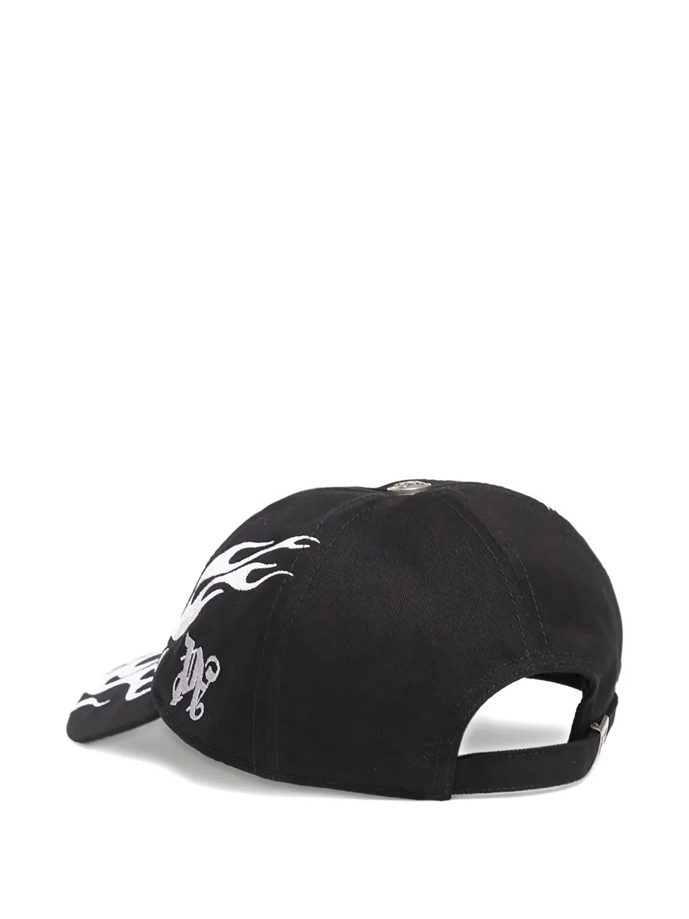 Palm Angels logo-detail cap - Zwart