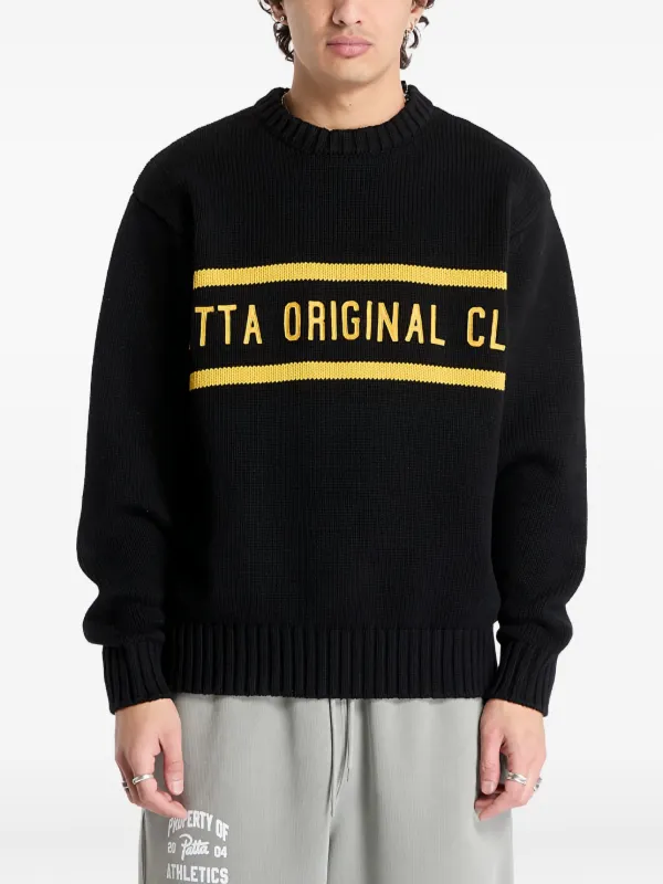 PATTA Knitted Jumper Black FARFETCH AO
