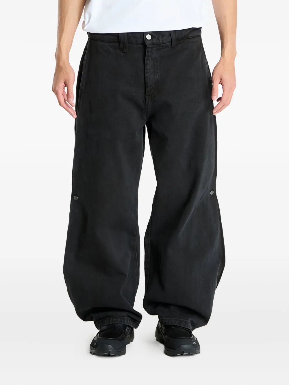 A-COLD-WALL* button-fastening trousers | Black | Image 1