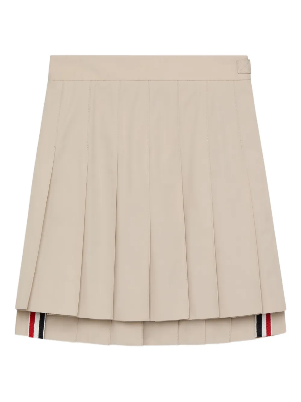 Thom Browne Kids Gonna plissettata - Toni neutri