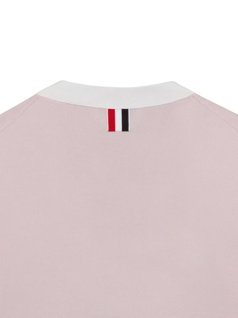 Thom Browne Kids Gestreept vest met V-hals Roze