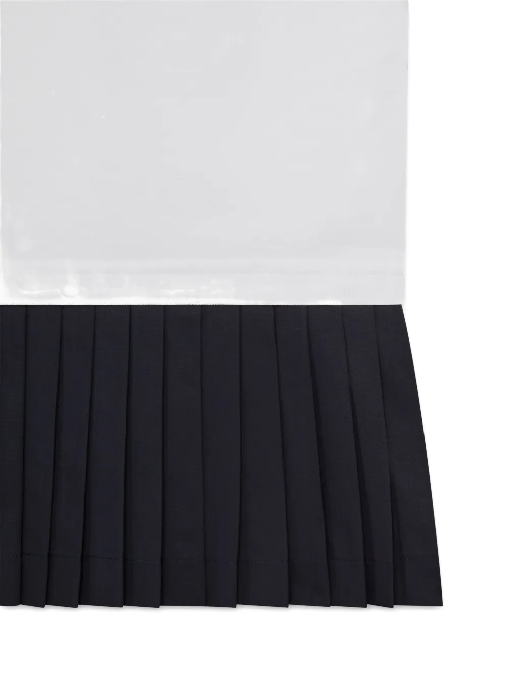 Thom Browne Kids Jurk met vlakken Wit