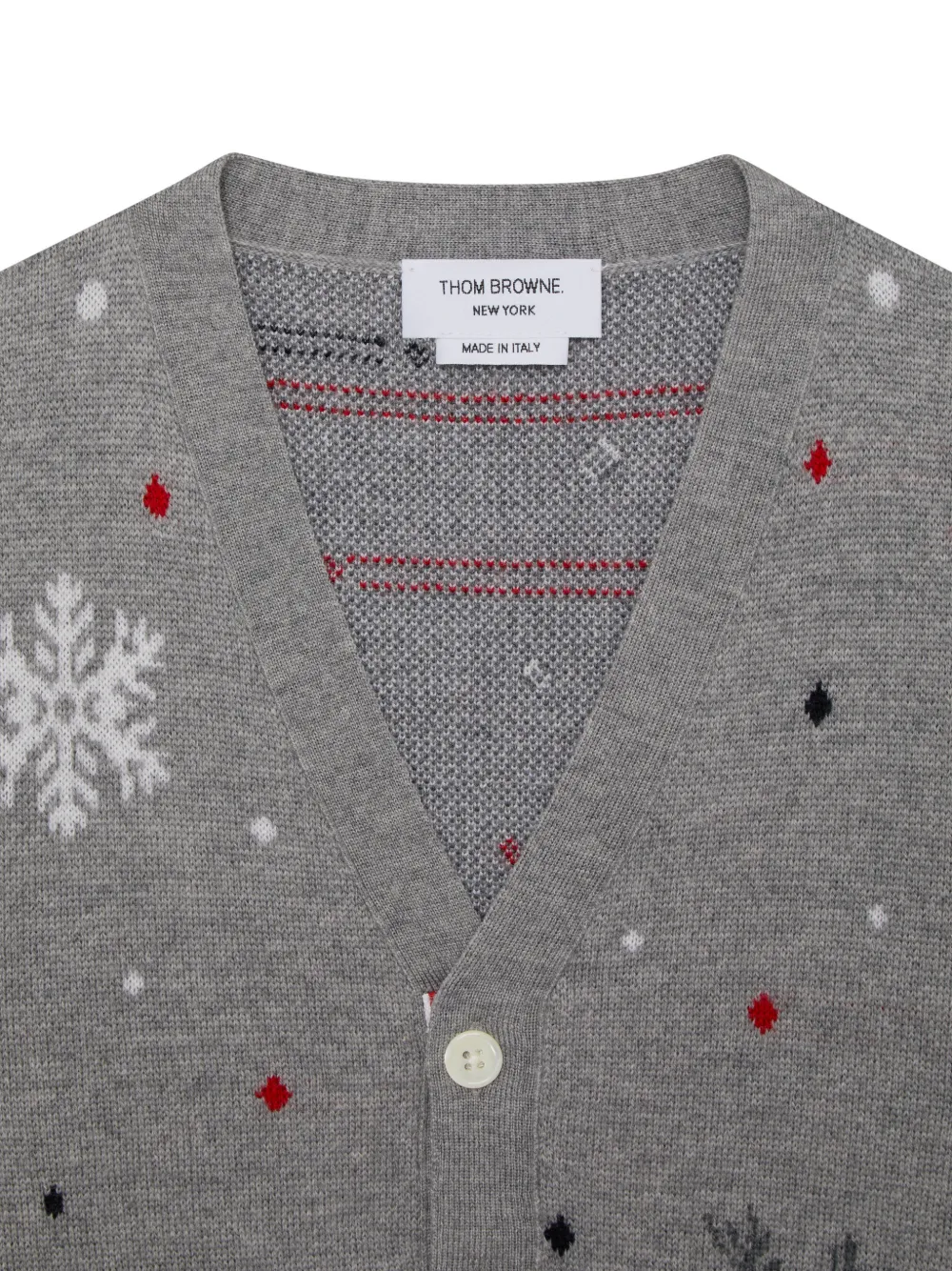 Thom Browne Kids 4Bar vest Grijs