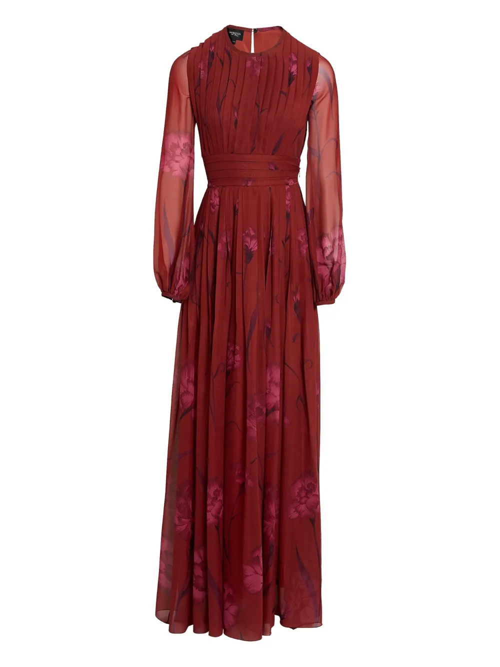 Giambattista Valli floral-print maxi dress - Red