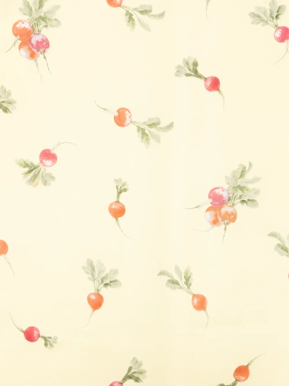  Jacquemus Radish-print Silk Square Scarf - Yellow 