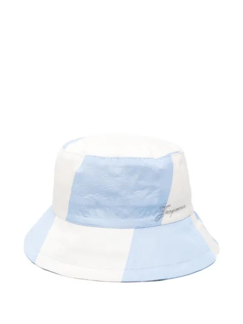 Jacquemus Le Bob Baluchon striped bucket hat