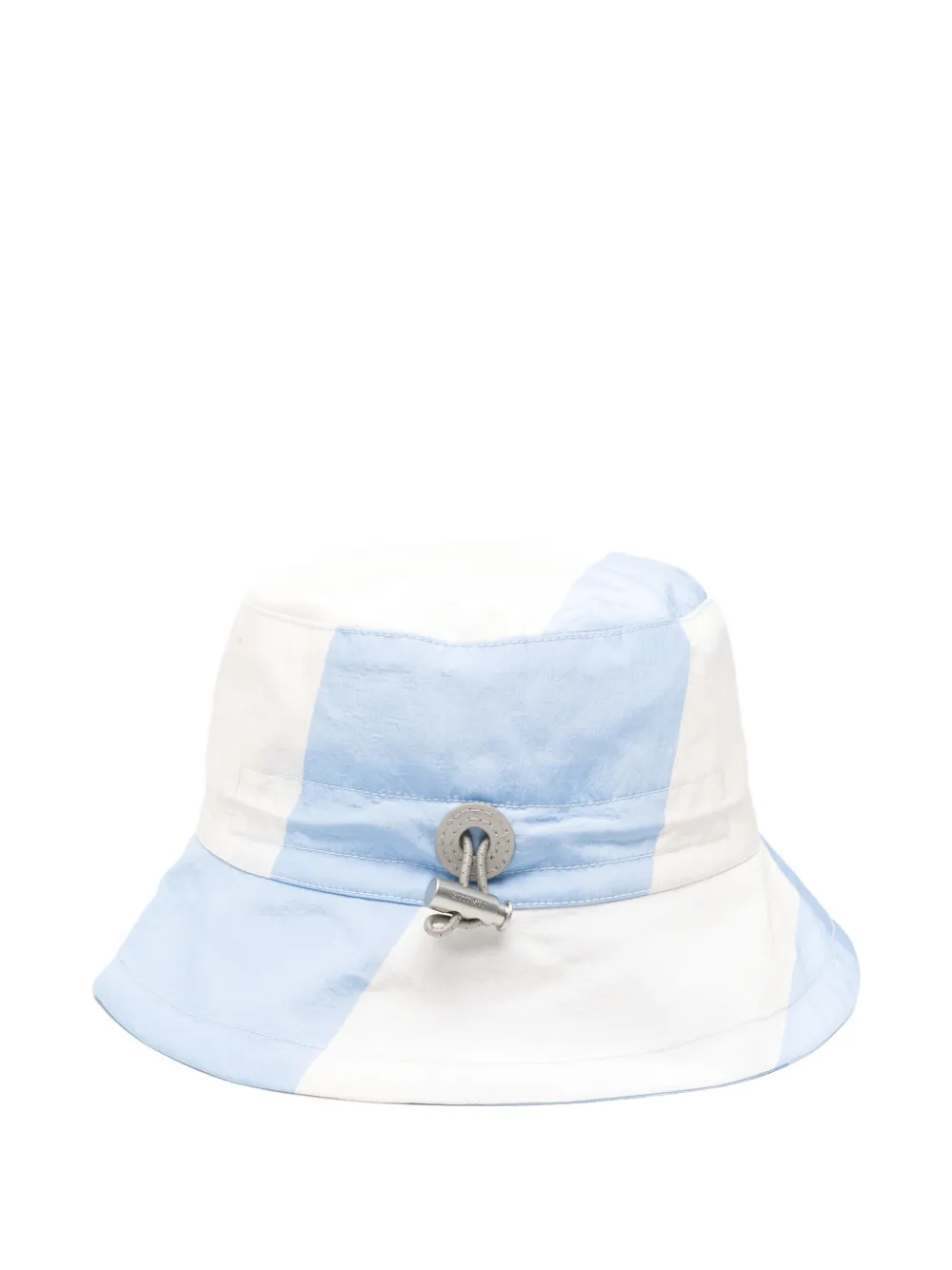 Jacquemus Le Bob Baluchon gestreepte vissershoed Blauw