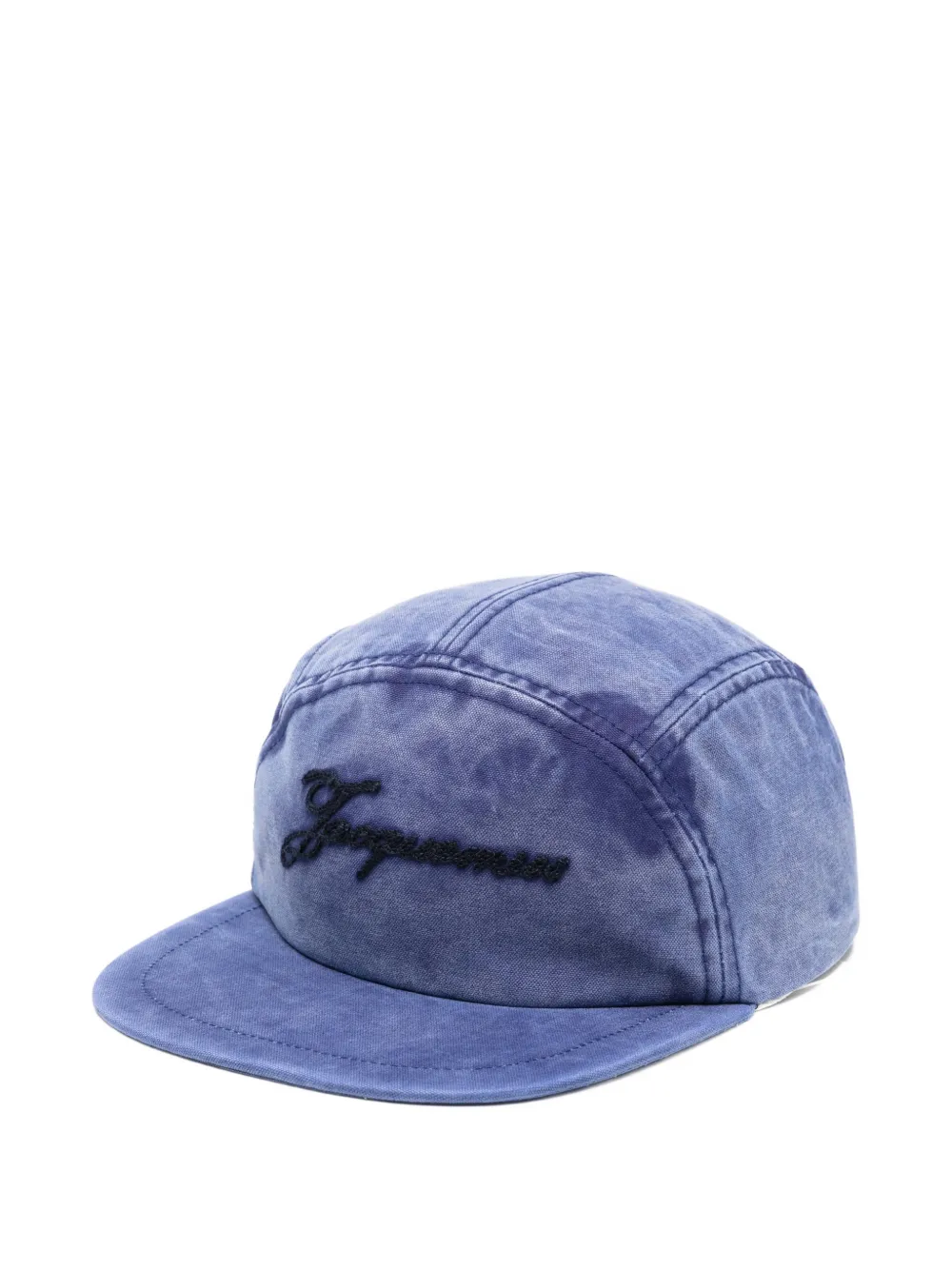 Jacquemus cursive-logo cap - Blu