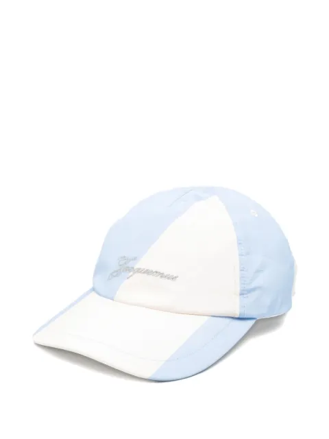 Jacquemus La Casquette Baluchon stripe-print baseball cap