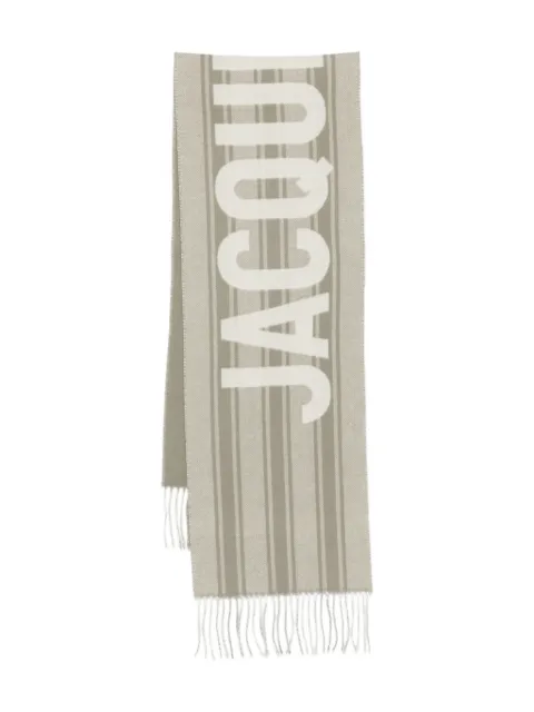Jacquemus JACQUEMUS LECHARPE JACQUEMUS STRIPED WOOL SCARF