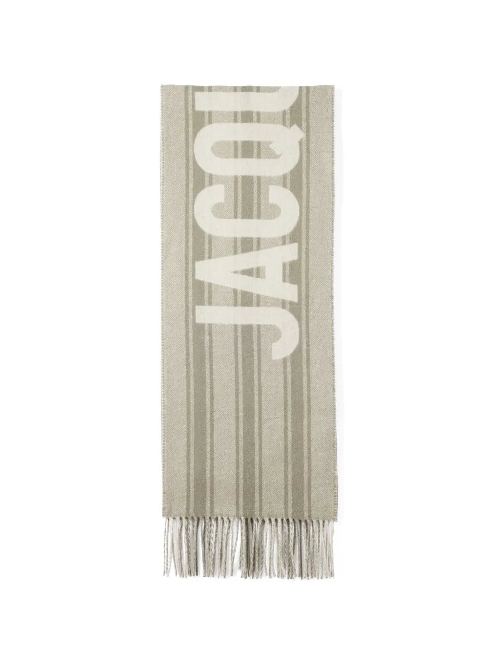 Jacquemus JACQUEMUS LECHARPE JACQUEMUS STRIPED WOOL SCARF - Toni neutri