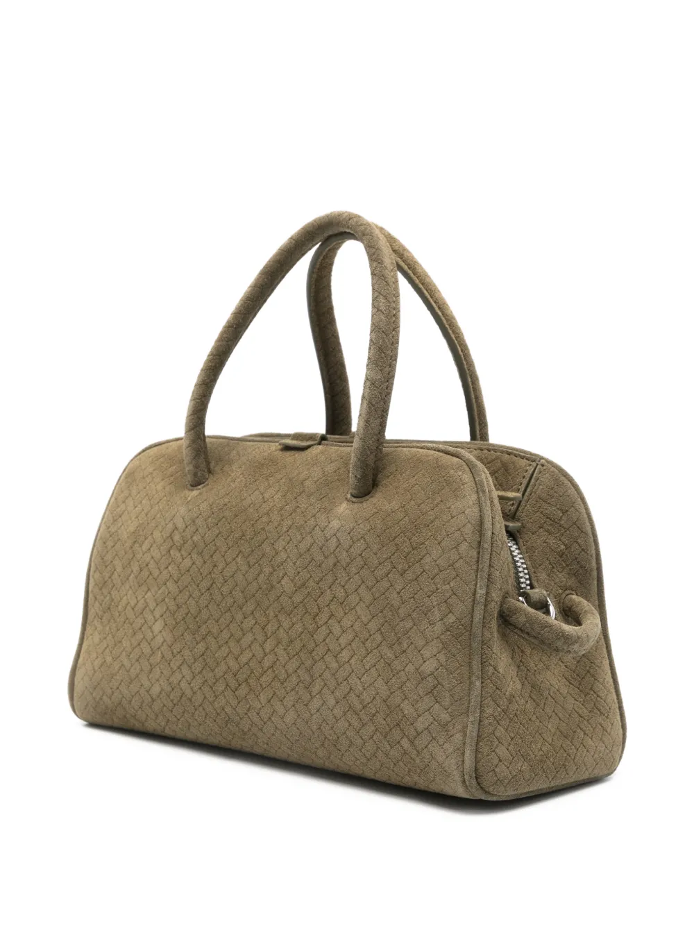 Jacquemus Kleine Turismo geweven shopper Groen