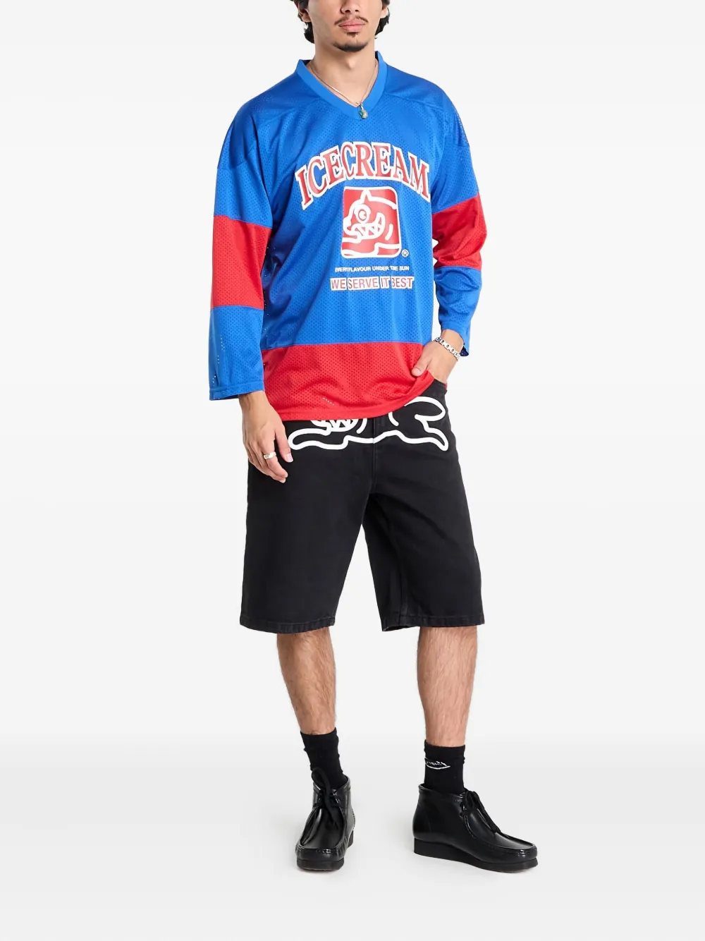 Billionaire Boys Club - Ice Cream Team Hockey T-shirt In Multi