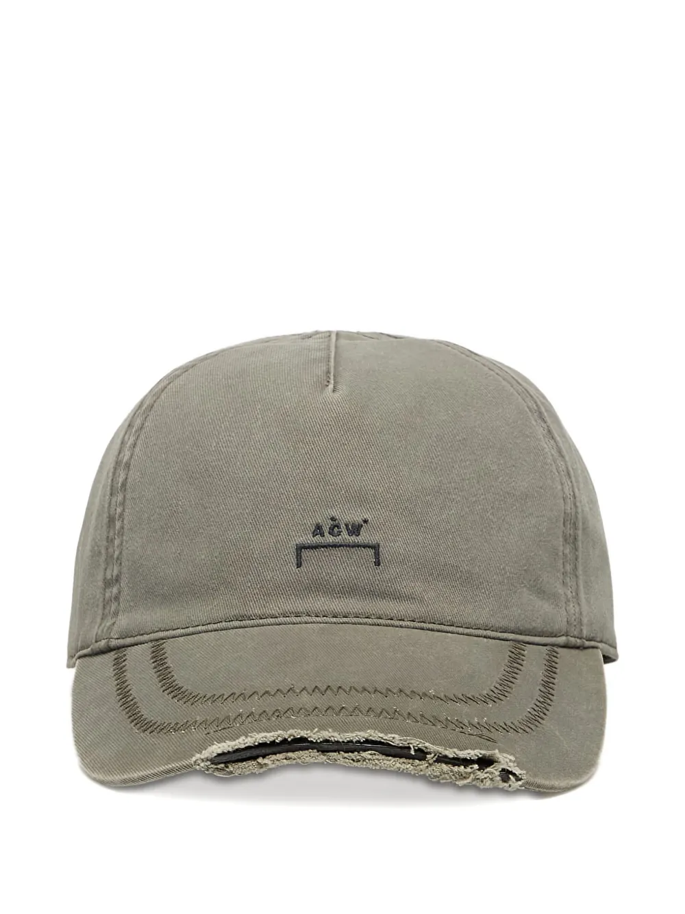 A-cold-wall* Distressed Cap In Green