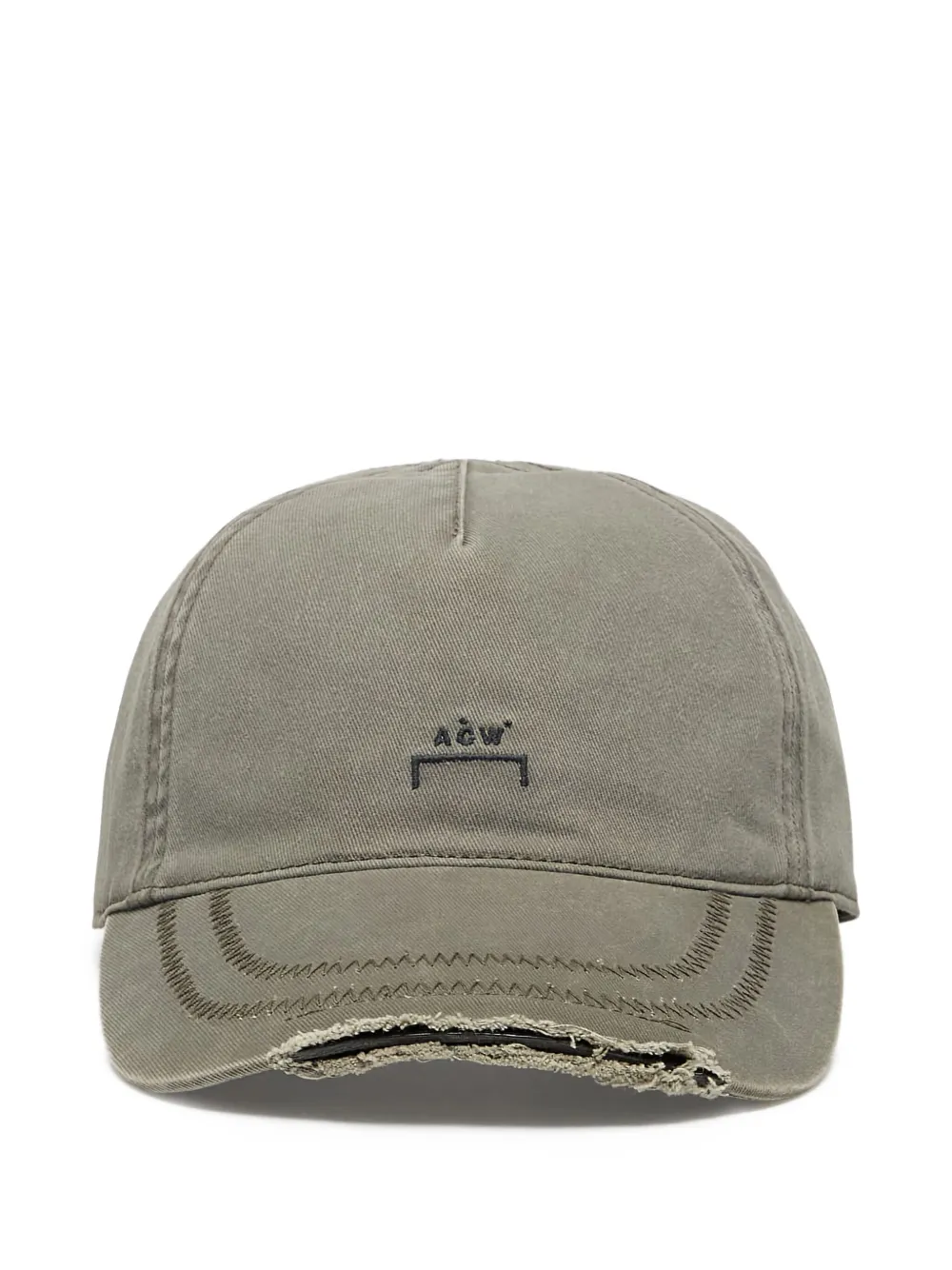 A-COLD-WALL* Distressed Cap | Green | Image 1