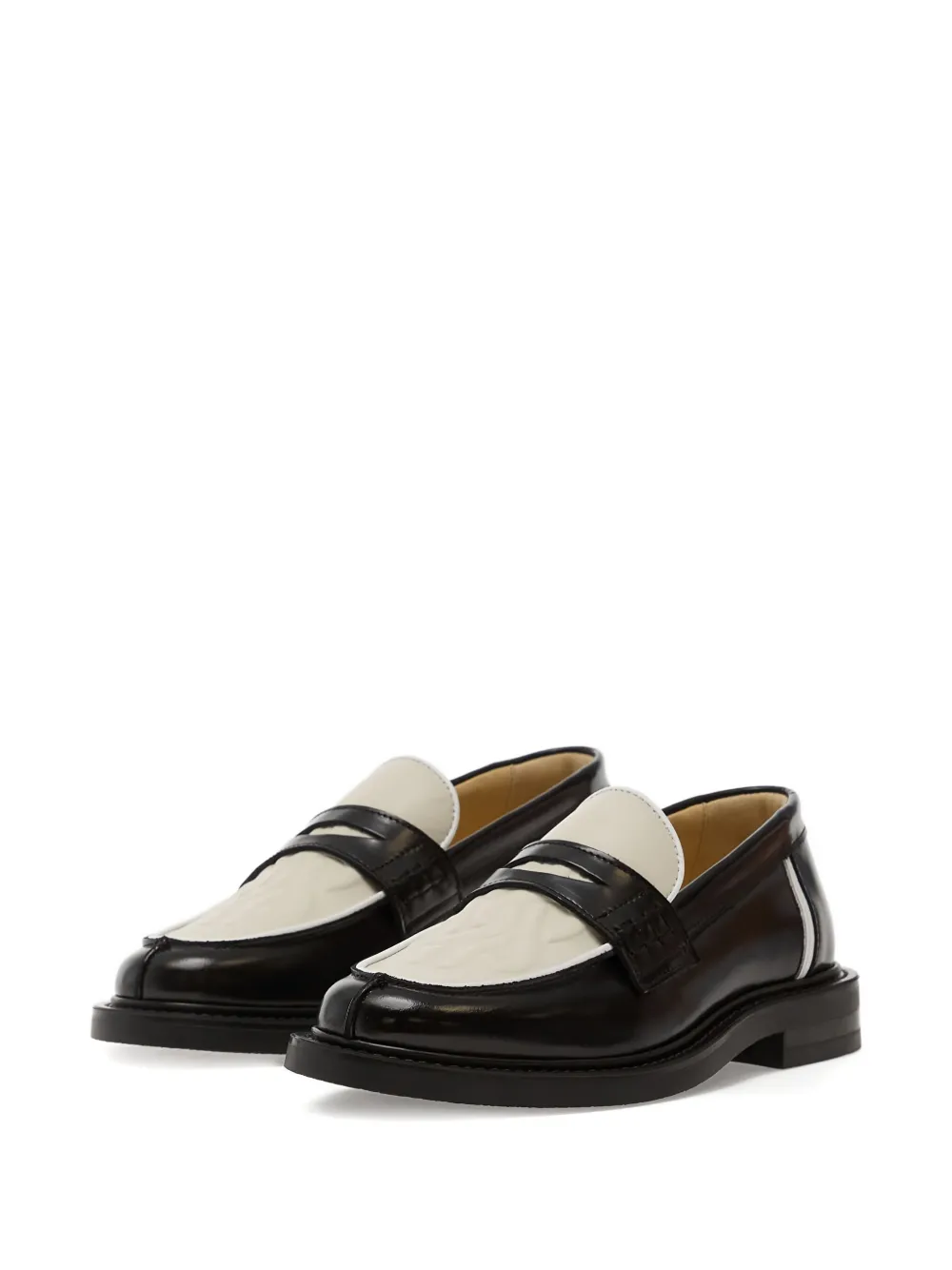 Filling Pieces Gowtu Solid Loafers In Black