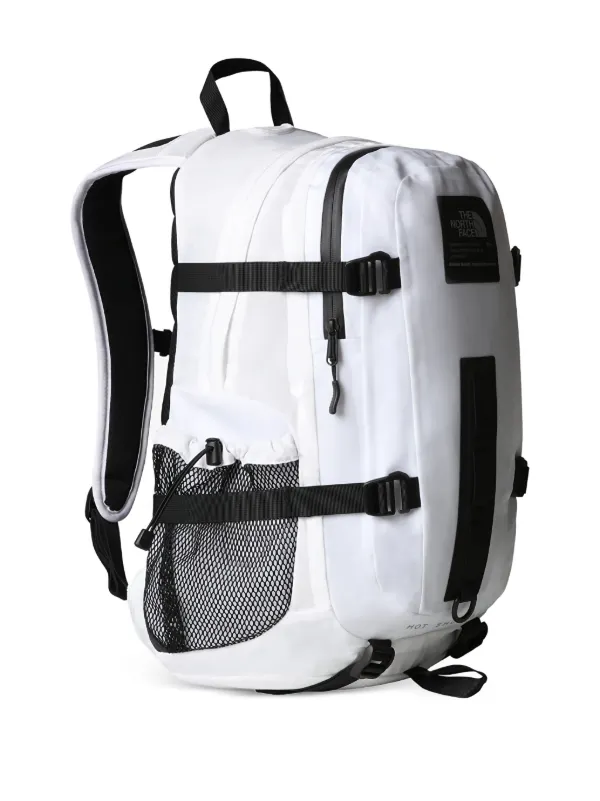 The North Face Hot Shot Buckle Backpack | White | FARFETCH