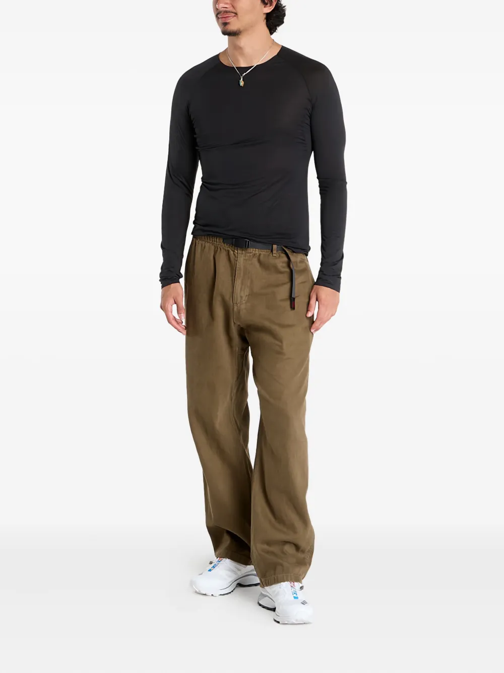 Gramicci logo trousers - Bruin