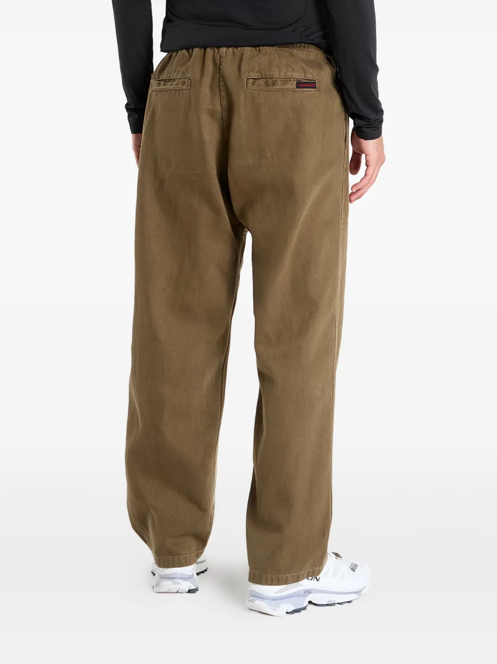Gramicci Broek met logo Bruin