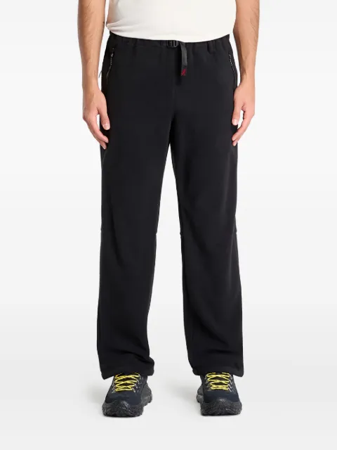Gramicci belted fleece-texture track pants
