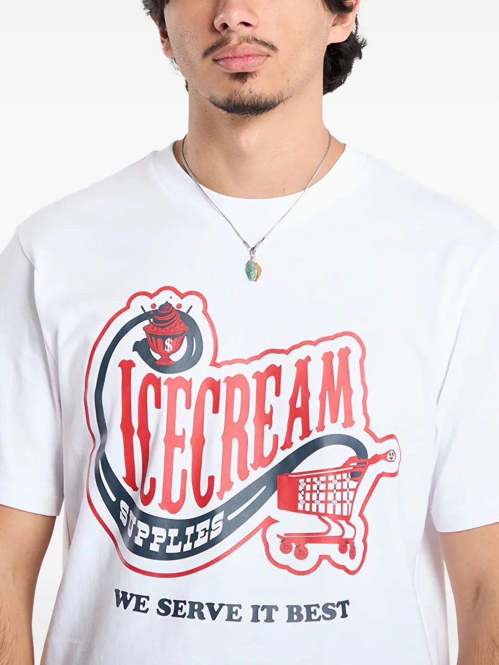 Billionaire Boys Club - Ice Cream Convenience Store Graphic T-shirt In White