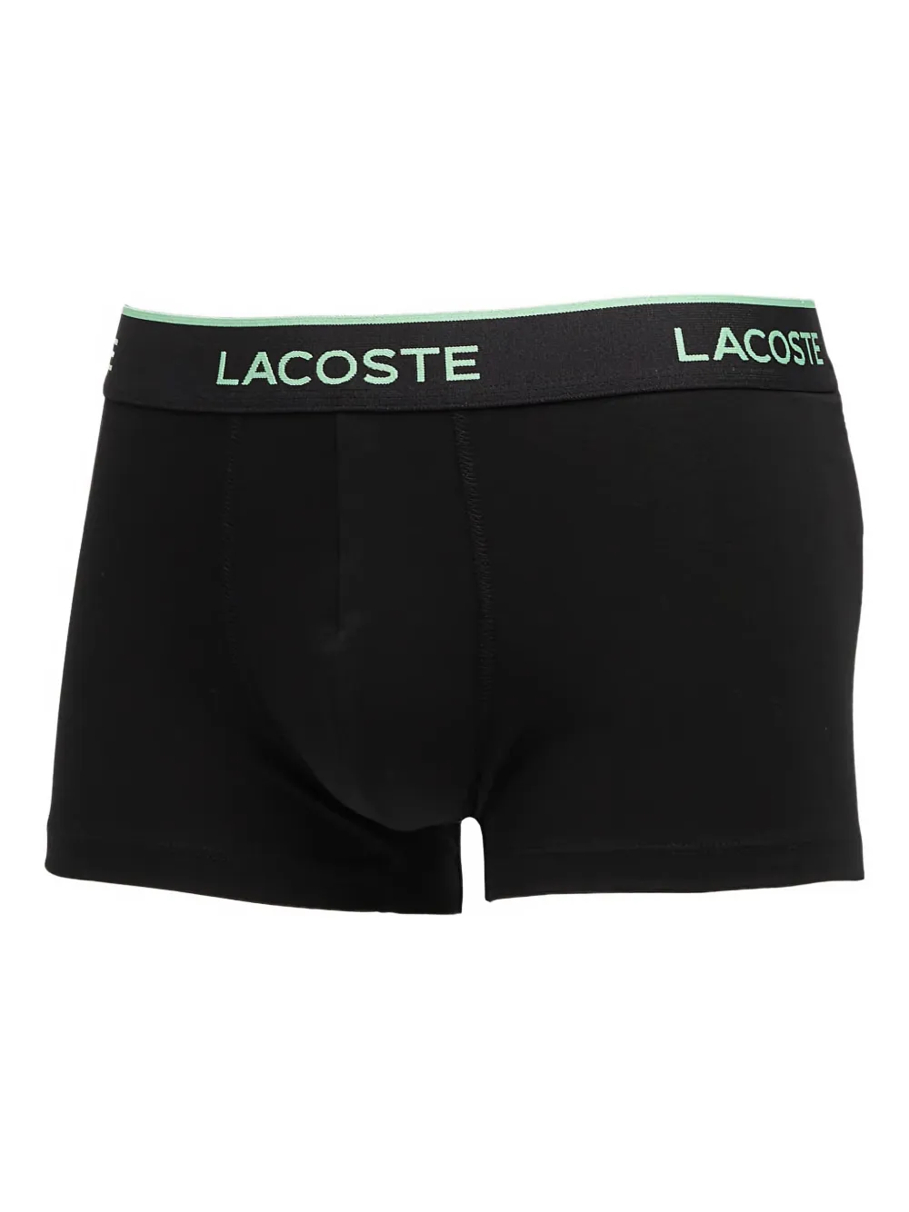 Lacoste Drie boxershorts met logoband Zwart