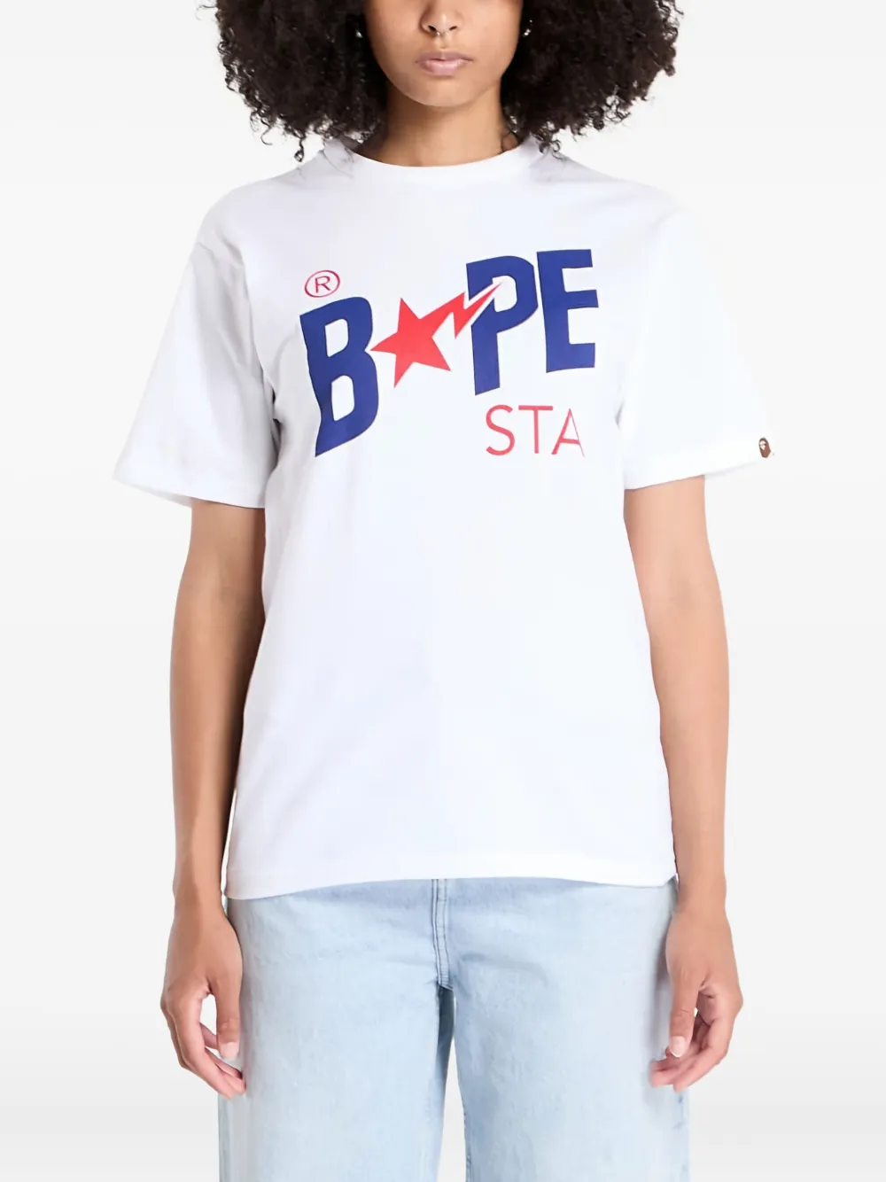 A Bathing Ape Bape Sta T-shirt In White