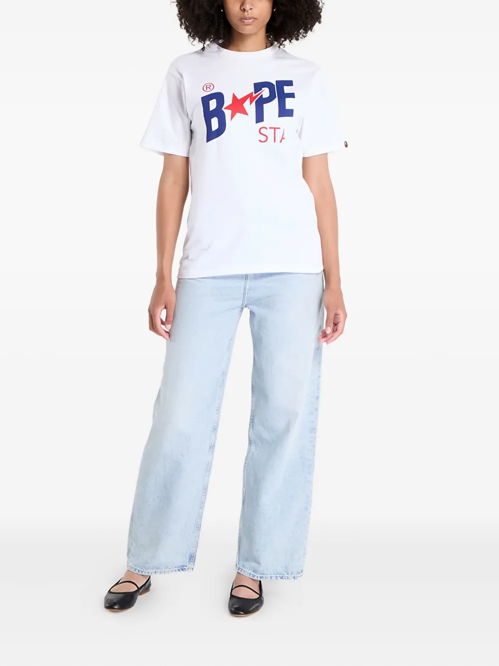 A Bathing Ape Bape Sta T-shirt In White