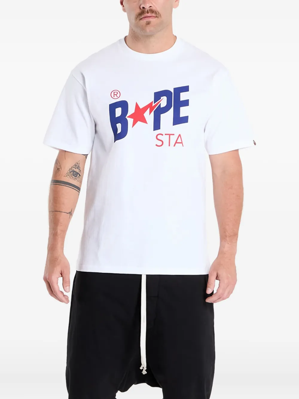 A Bathing Ape Bape Sta T-shirt In White