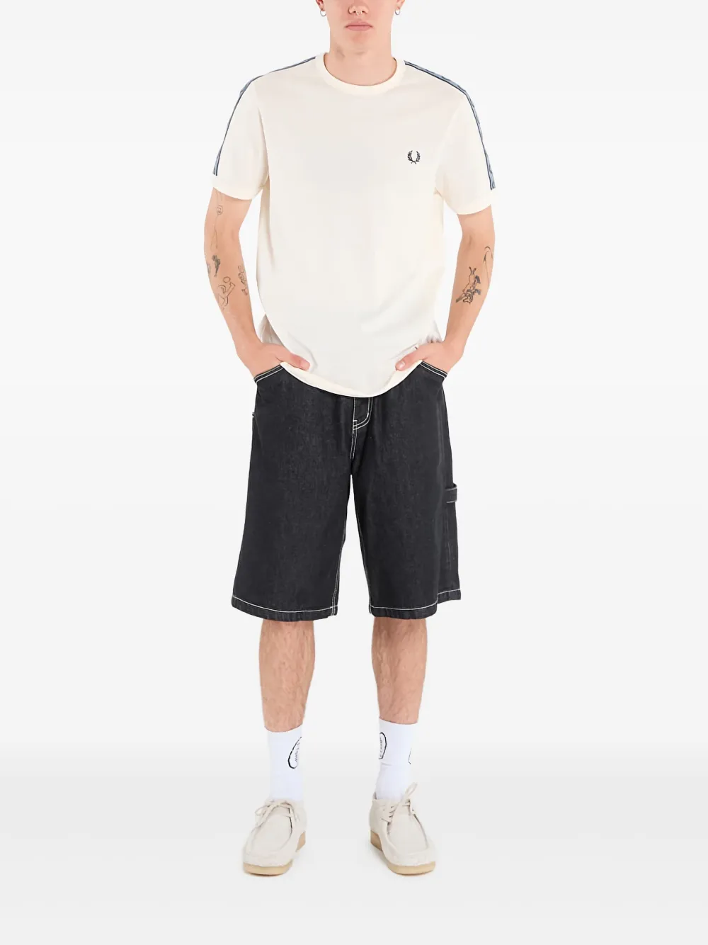 Fred Perry Camiseta com faixa contrastante | Camisetas | Image 2