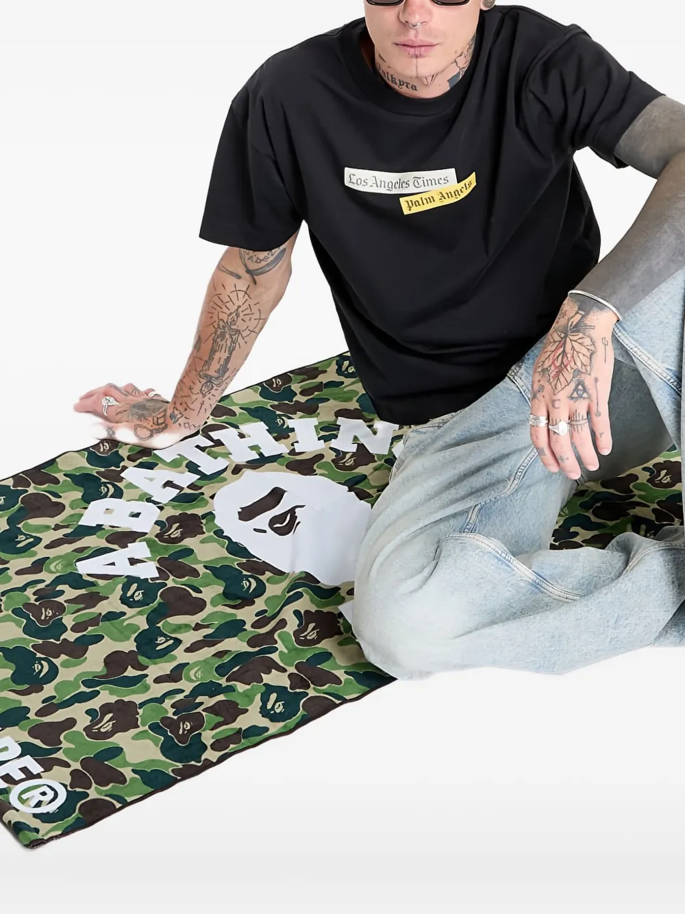 A BATHING APE® toalla de playa Abc Camo | Accesorios de playa | Image 2