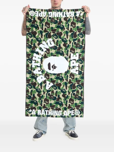 A BATHING APE® Abc Camo cotton beach towel