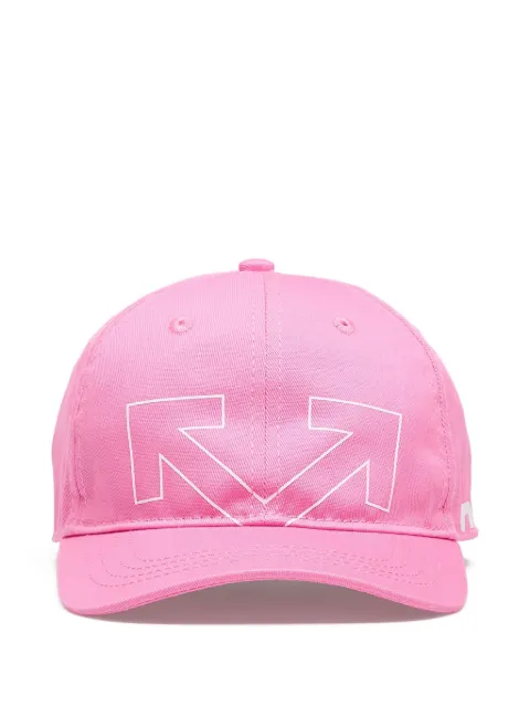 Off-White Kids gorra de béisbol con logo estampado