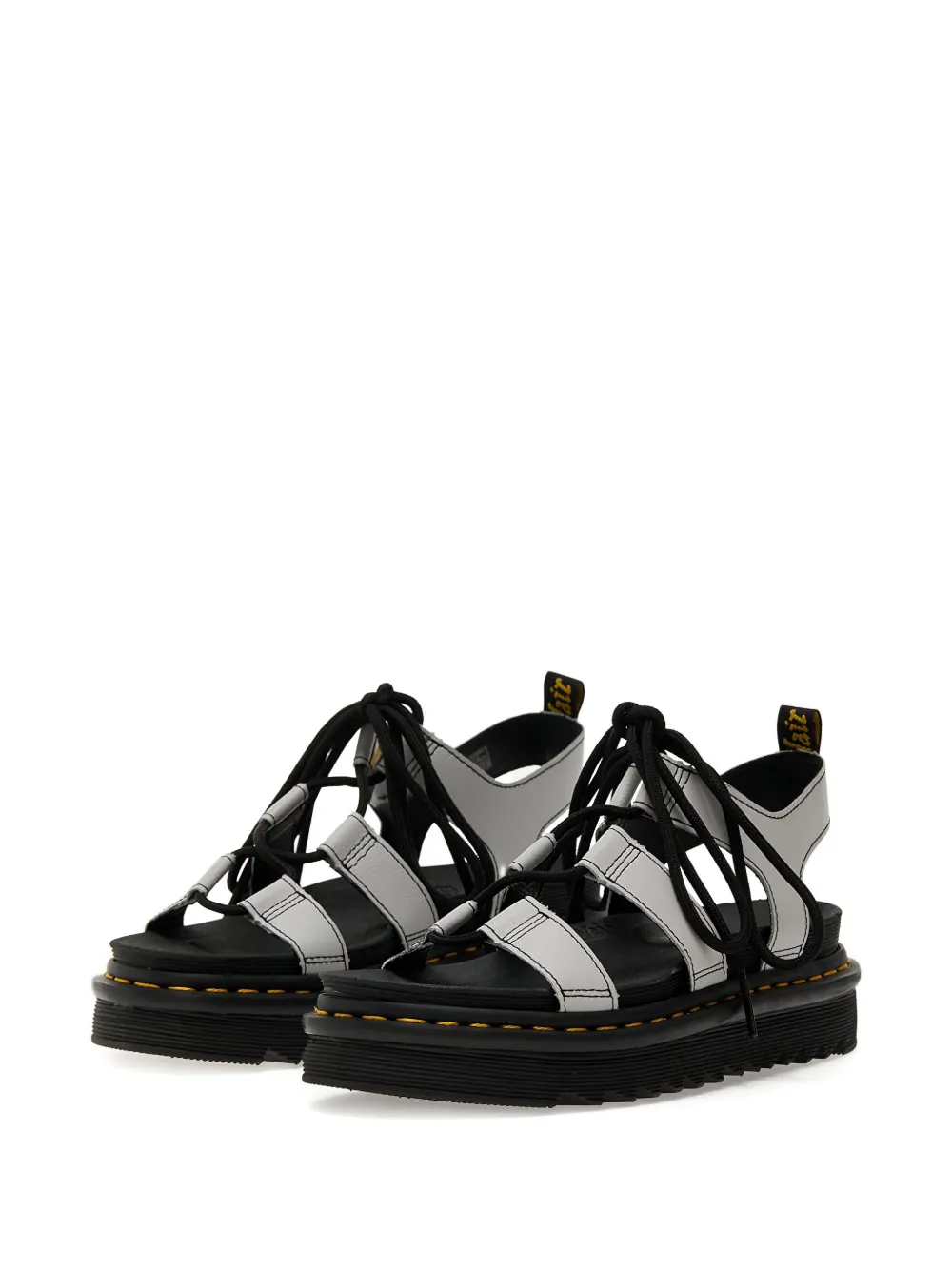 Dr. Martens Nartilla sandalen met plateauzool Grijs