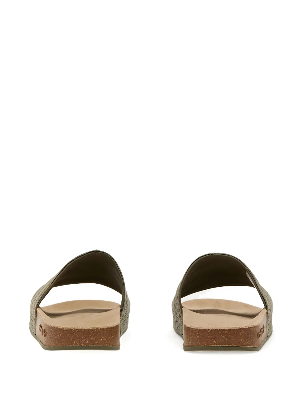 adidas Adilette RS suède sandalen Groen