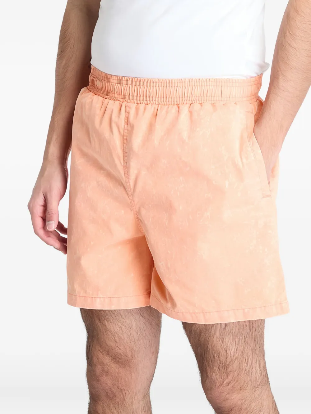  Patta Frayed-details Swim Shorts - Orange 
